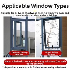 Aluminum Alloy No Drill Window