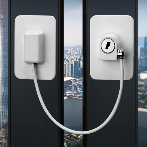 Child safety window cable lock - child,