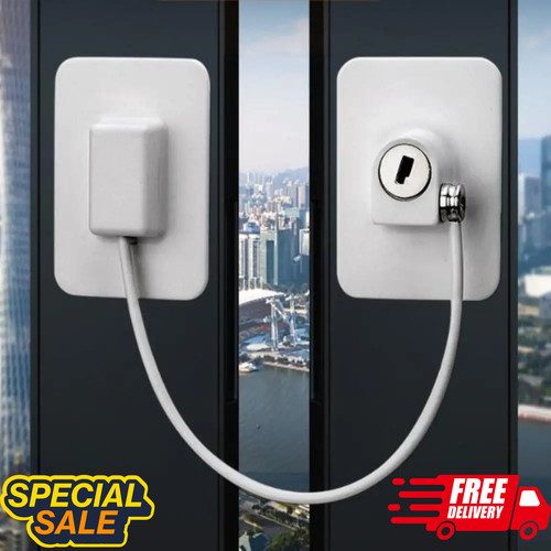 Child safety window cable lock - safety,