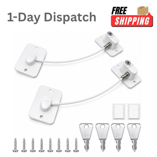 2pcs window restrictor locks - window,