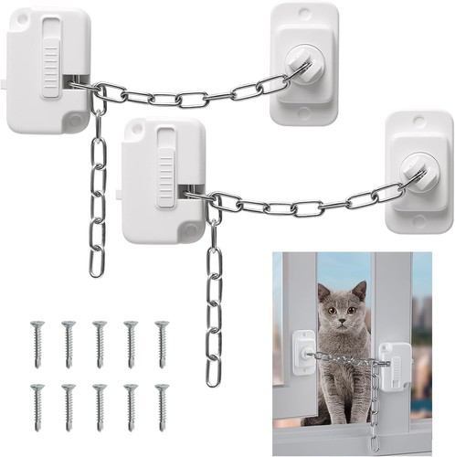 2pcs drilling window locks - 2pcs, no