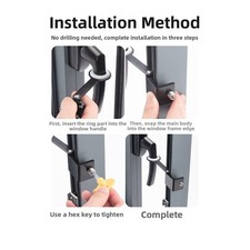 Aluminum Alloy No Drill Window